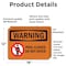 Signmission Pool Closed Do Not Enter OSHA Warning Sign, Vinyl Decal, 18in W x 12in L, 2PK OS-2PACK-WS-D-1218-L-12772 - alternate 5